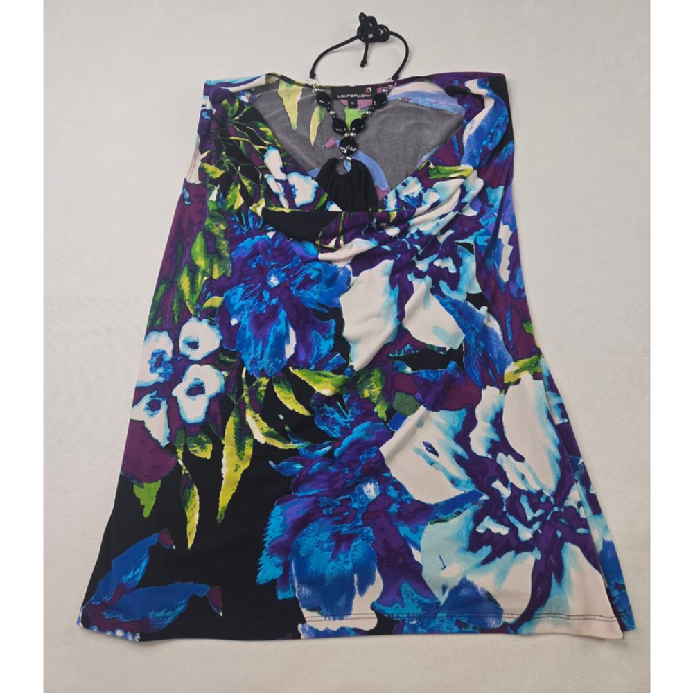 Laura Plus 14+ | Women | Floral | Sleeveless Blouse | Size 1X